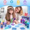 Aqua Water Fairy Gel Kit, Handmade Magic Gel Elf Water Toy, Creative Squishy Maker Toy with 20 Magic Gel and 16 Shape Molds, Birthday Gifts Crafts&Art DIY Kit for Kids 4 5 6 7 8 Years Old
